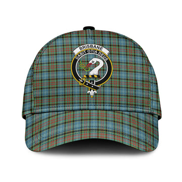 Brisbane Tartan Classic Cap with Family Crest