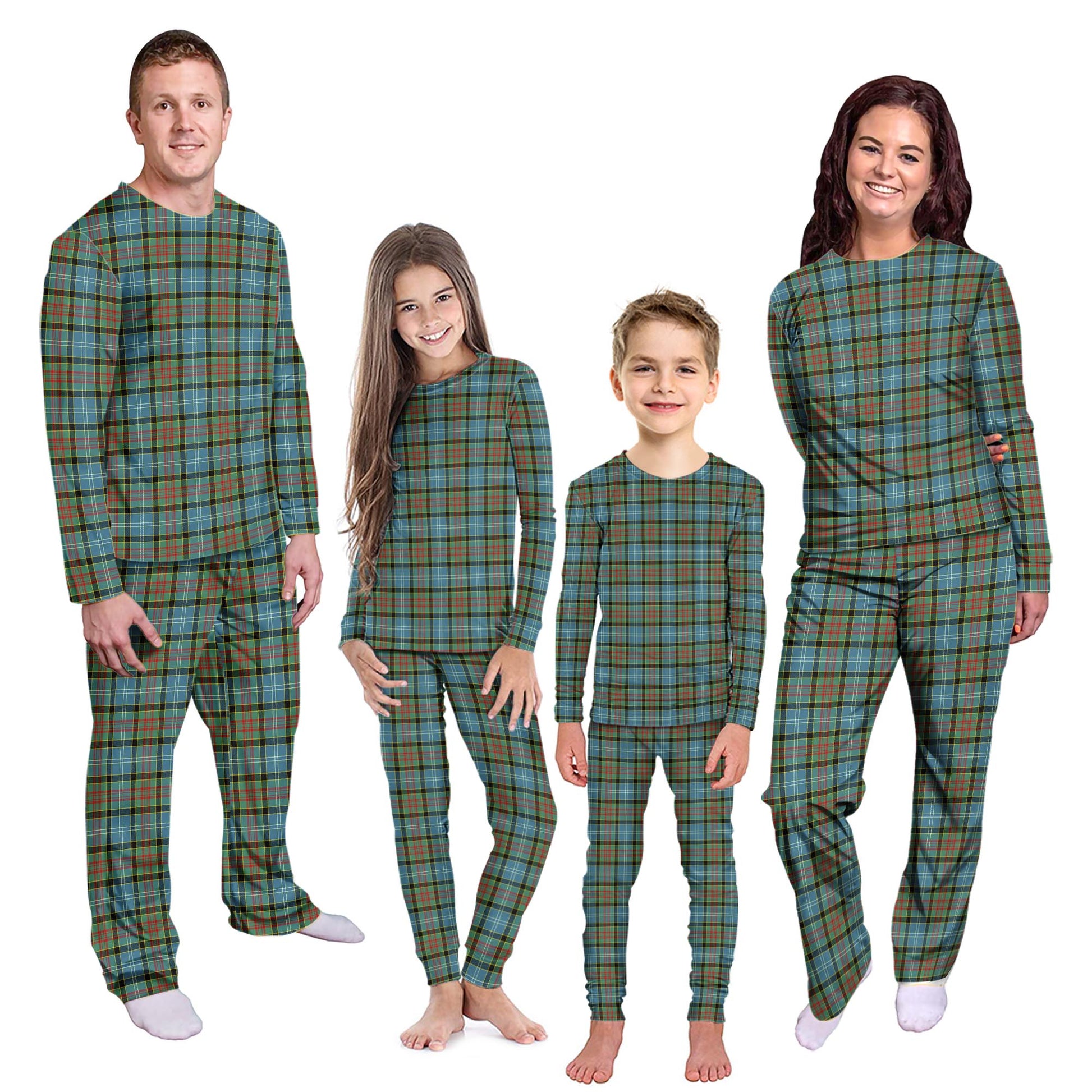 Brisbane Tartan Pajamas Family Set Kid - Tartan Vibes Clothing