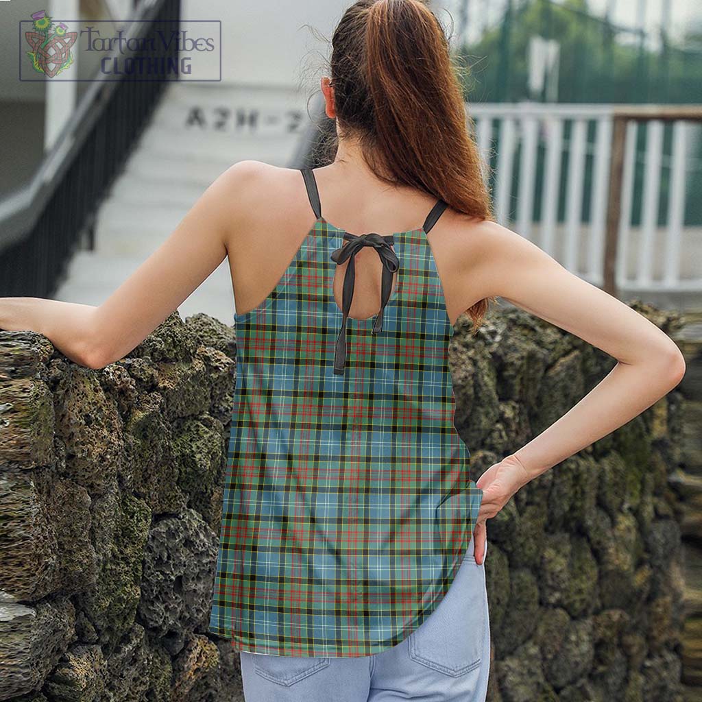 Tartan Vibes Clothing Brisbane Modern Tartan Loose Halter Neck Camisole