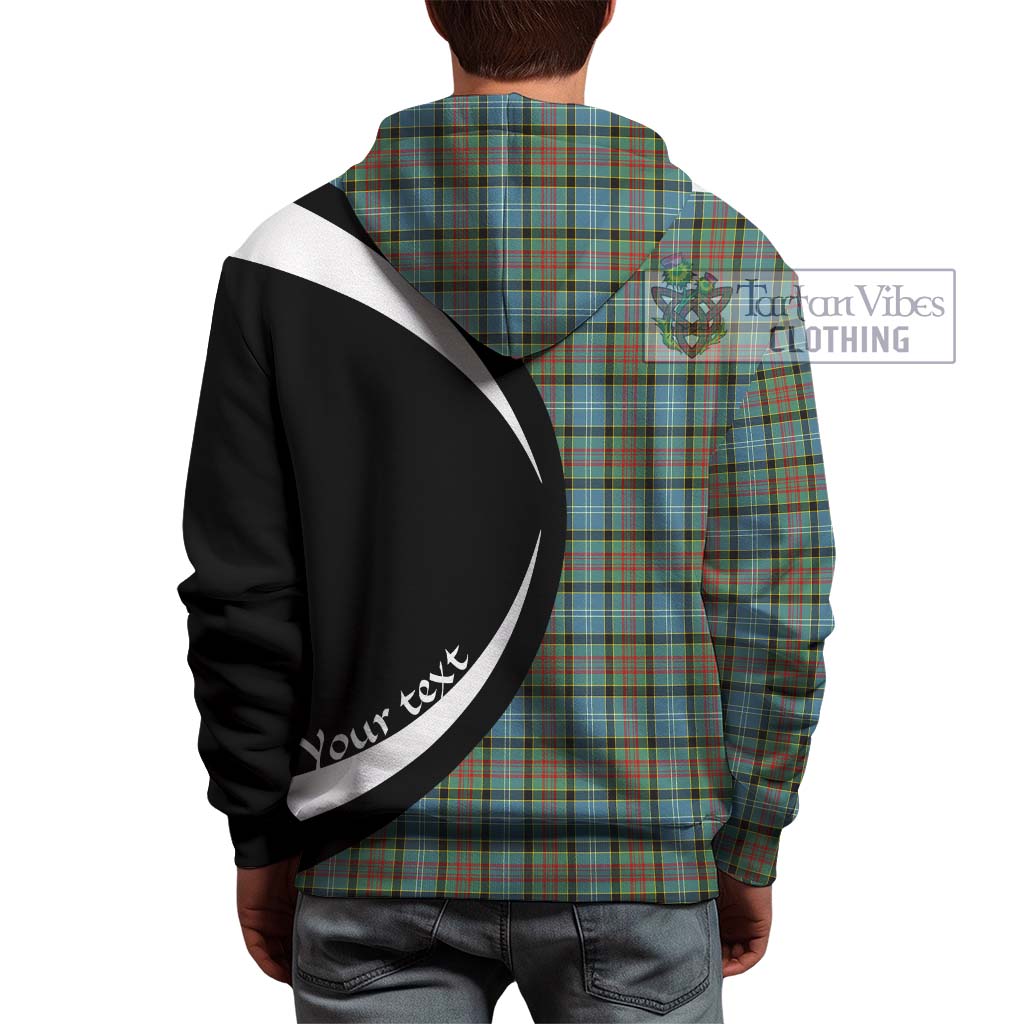 Tartan Vibes Clothing Brisbane Modern Tartan Hoodie with Family Crest Circle Style