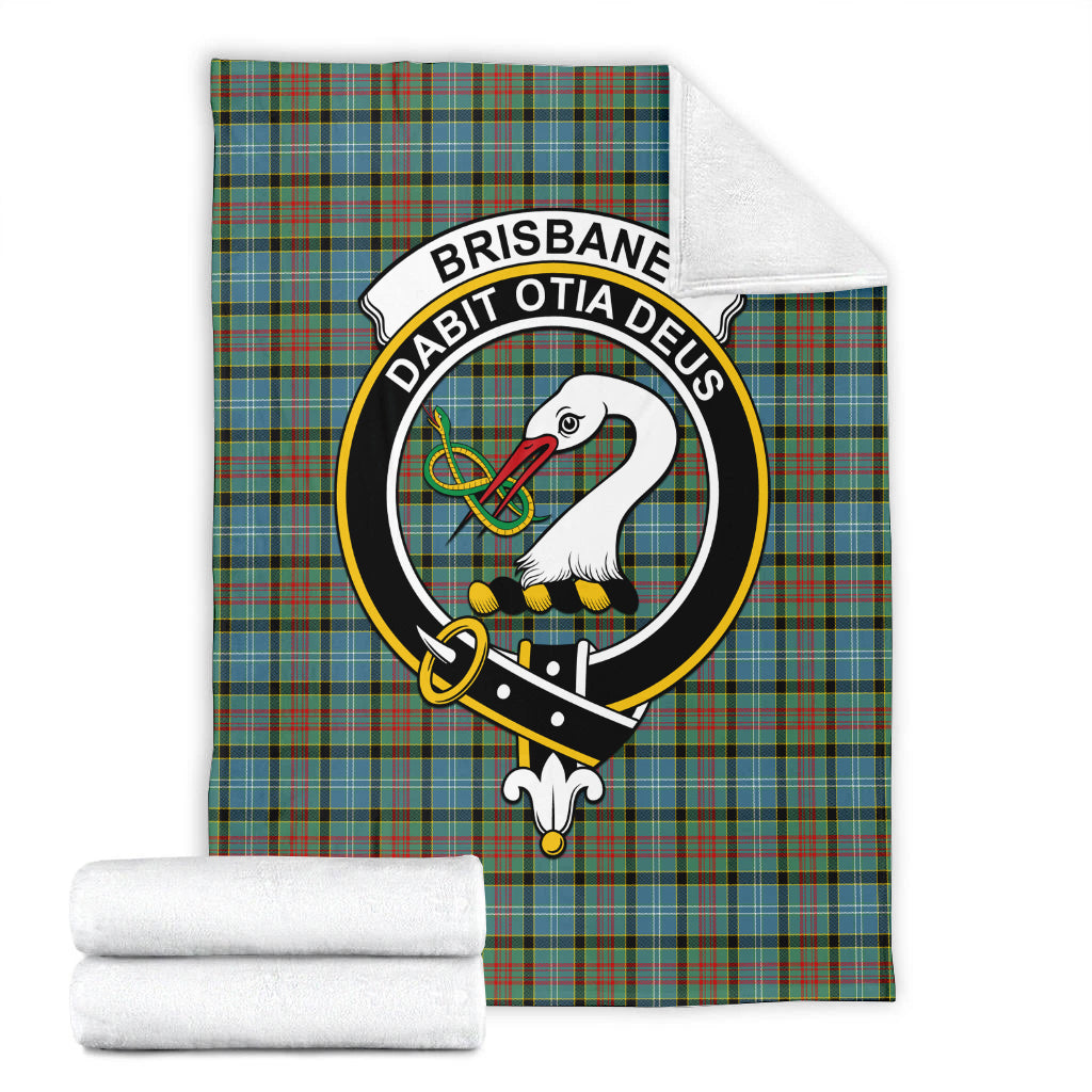 Brisbane Tartan Blanket with Family Crest - Tartan Vibes Clothing