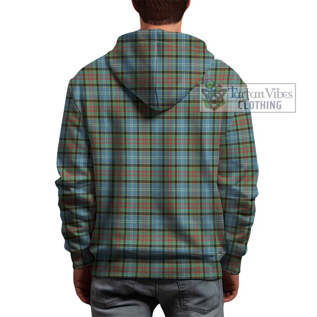 Brisbane Tartan Hoodie with Family Crest DNA In Me Style - Tartanvibesclothing Shop