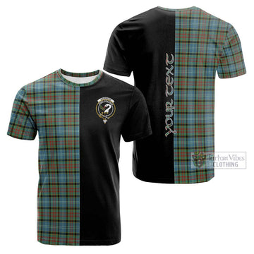 Brisbane Tartan Cotton T-shirt with Family Crest and Half Of Me Style