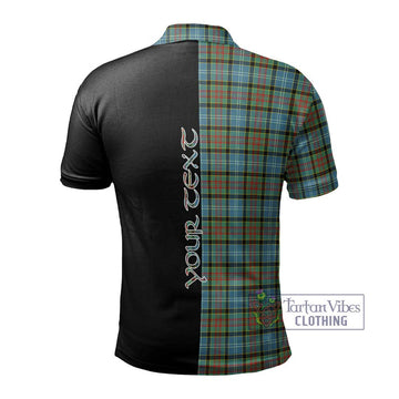 Brisbane Tartan Polo Shirt with Family Crest and Half Of Me Style