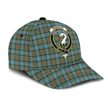 Brisbane Tartan Classic Cap with Family Crest