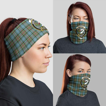 Brisbane Tartan Neck Gaiters, Tartan Bandanas, Tartan Head Band with Family Crest