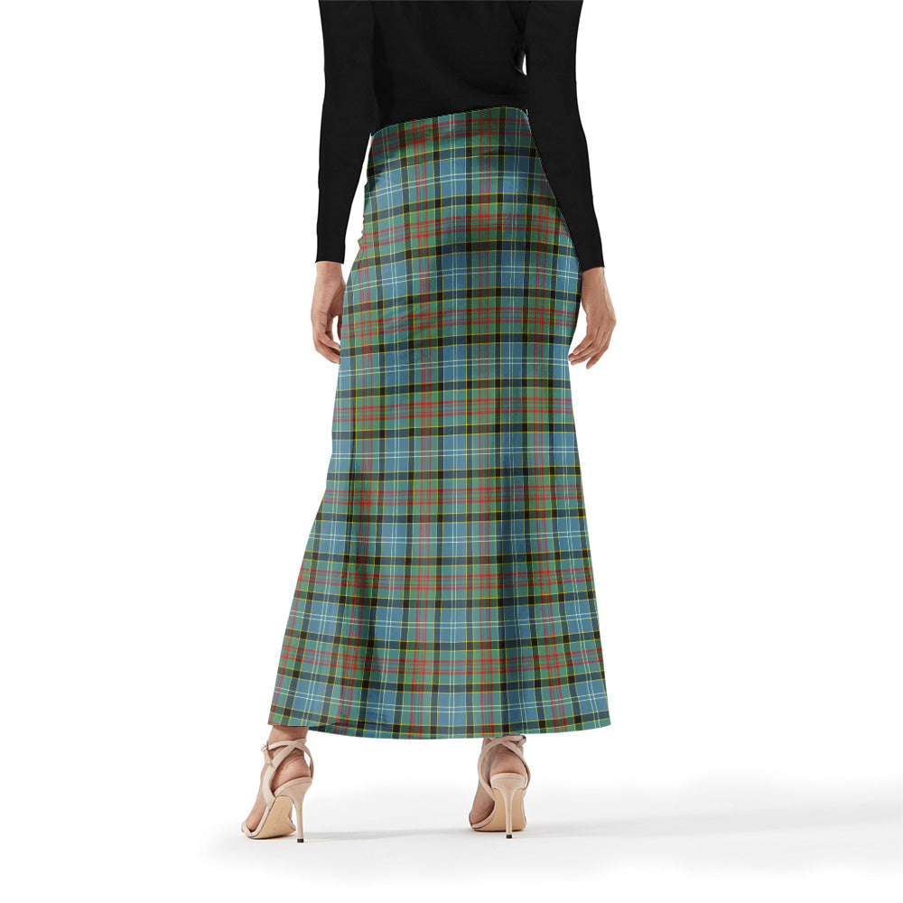 Brisbane modern Tartan Womens Full Length Skirt - Tartanvibesclothing