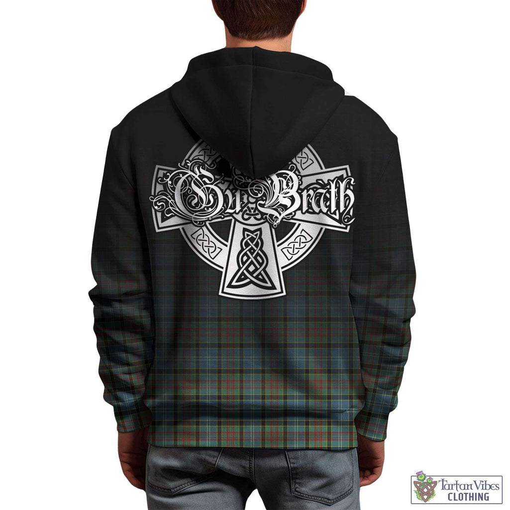 Tartan Vibes Clothing Brisbane modern Tartan Hoodie Featuring Alba Gu Brath Family Crest Celtic Inspired