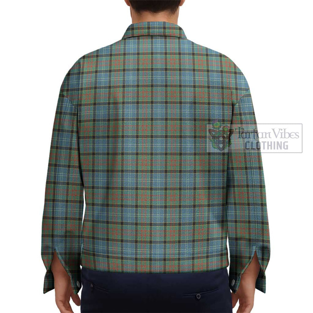 Brisbane Tartan Unisex Lapel Cotton Jacket - Tartan Vibes Clothing