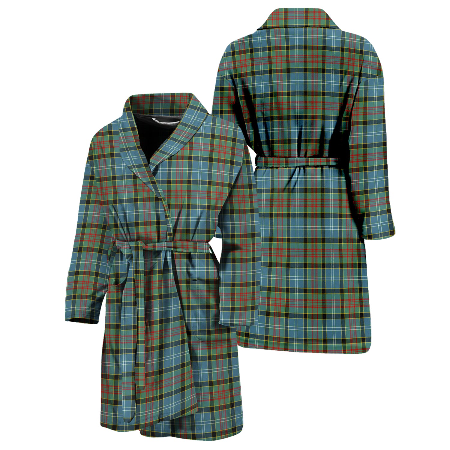 Brisbane Tartan Bathrobe Unisex M - Tartan Vibes Clothing