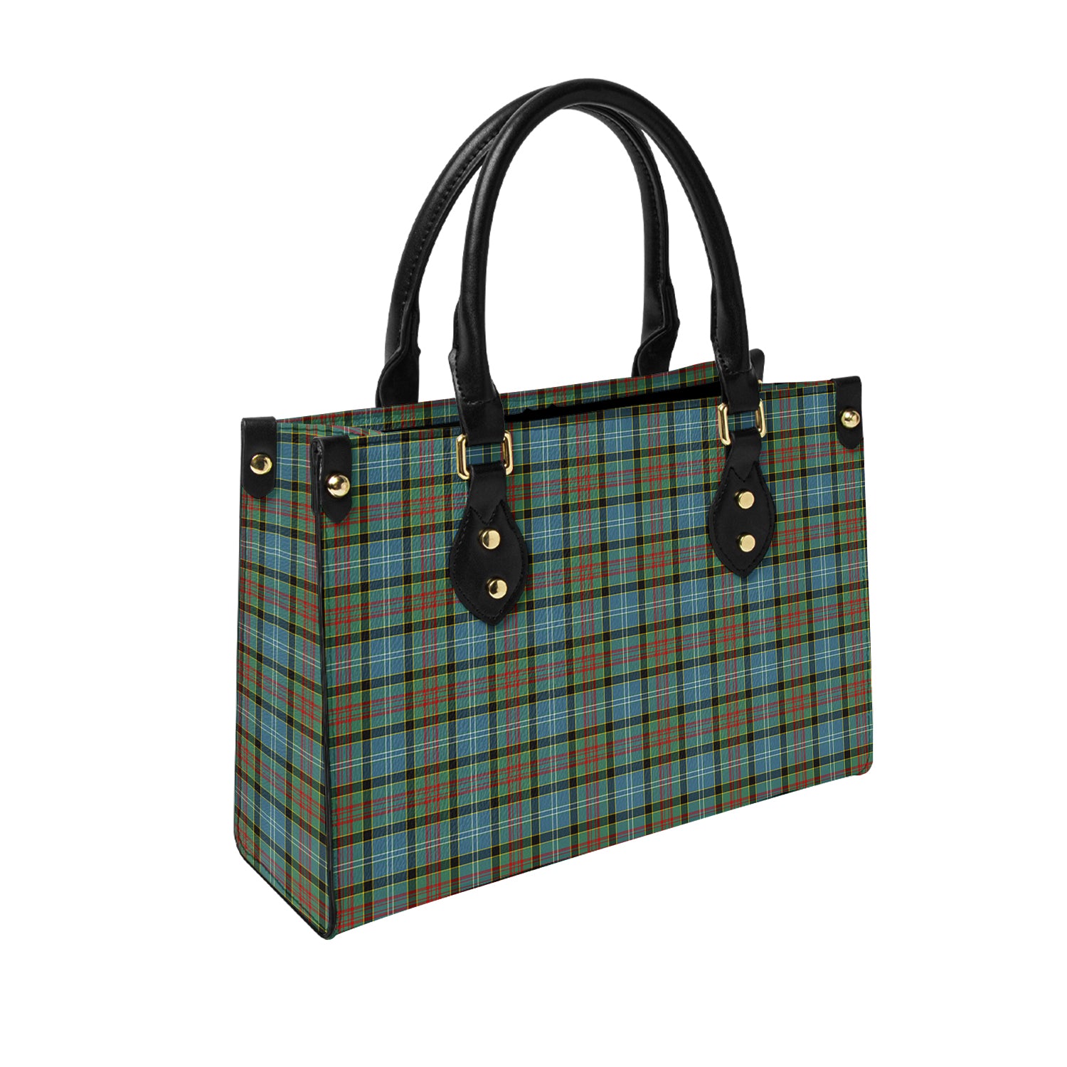 Brisbane modern Tartan Leather Bag - Tartanvibesclothing