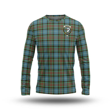 Brisbane Tartan Long Sleeve T-Shirt with Family Crest