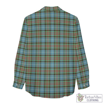 Brisbane Tartan Women's Casual Shirt with Family Crest