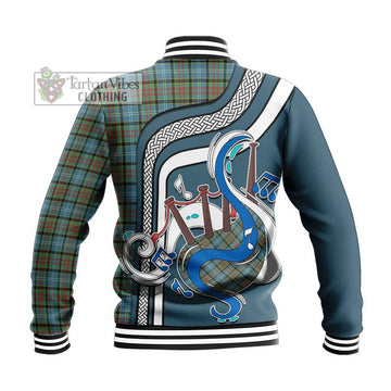 Brisbane Tartan Baseball Jacket with Epic Bagpipe Style