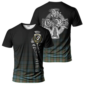 Brisbane Tartan T-Shirt Featuring Alba Gu Brath Family Crest Celtic Inspired