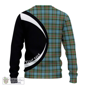 Brisbane Tartan Ugly Sweater with Family Crest Circle Style