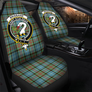 Brisbane Tartan Car Seat Cover with Family Crest