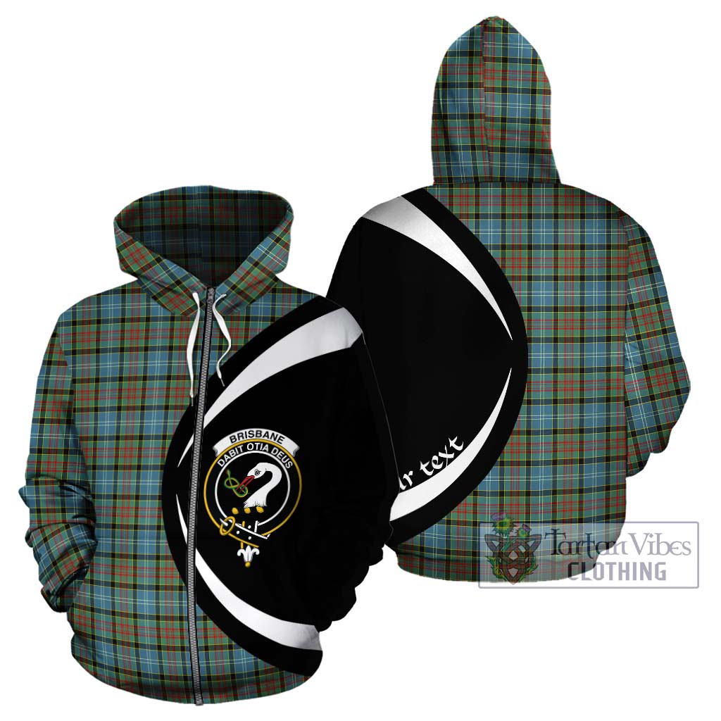 Tartan Vibes Clothing Brisbane Modern Tartan Hoodie with Family Crest Circle Style