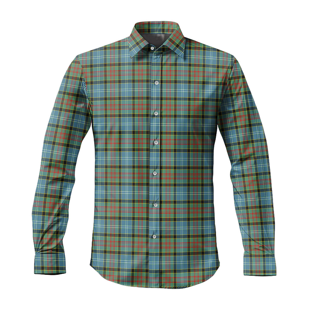 Brisbane modern Tartan Long Sleeve Button Up Shirt - Tartanvibesclothing