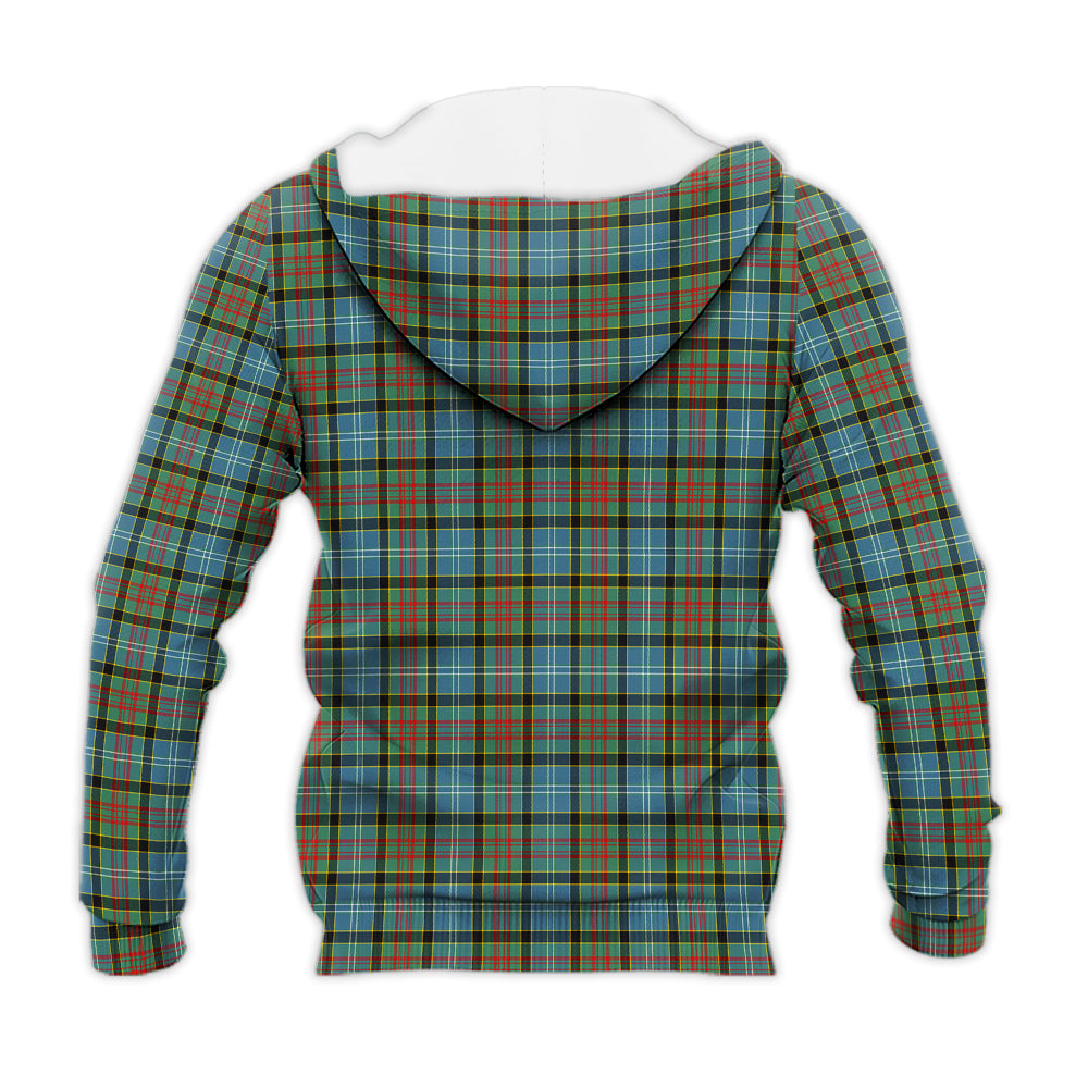 Brisbane modern Tartan Knitted Hoodie - Tartanvibesclothing