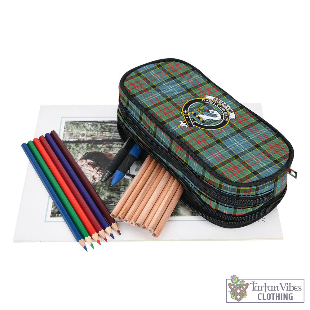 Tartan Vibes Clothing Brisbane modern Tartan Pen and Pencil Case with Family Crest