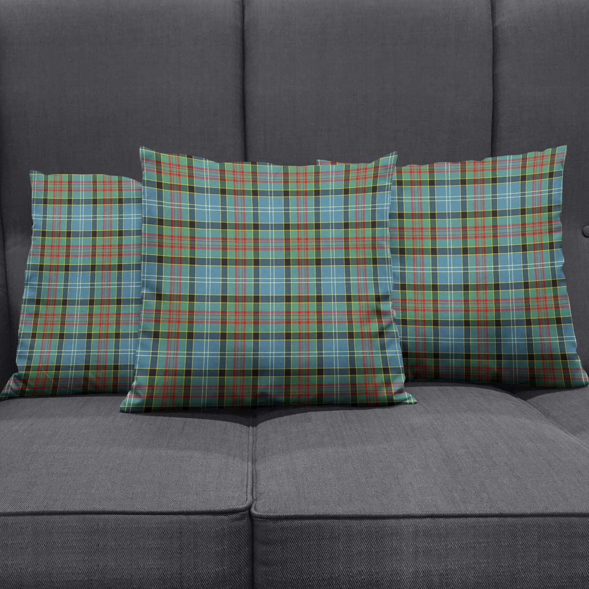 Brisbane modern Tartan Pillow Cover - Tartanvibesclothing