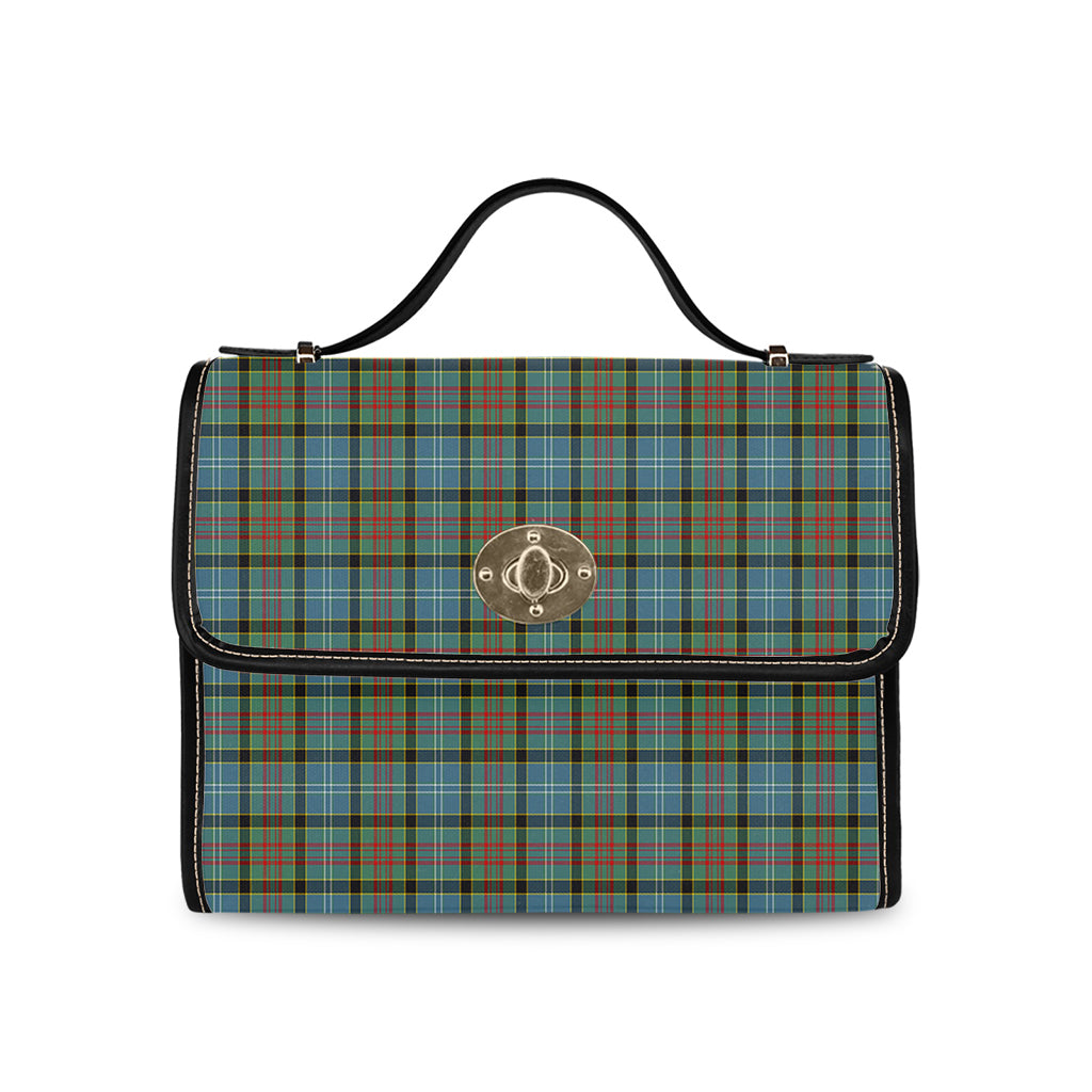 Brisbane modern Tartan Leather Strap Waterproof Canvas Bag - Tartanvibesclothing