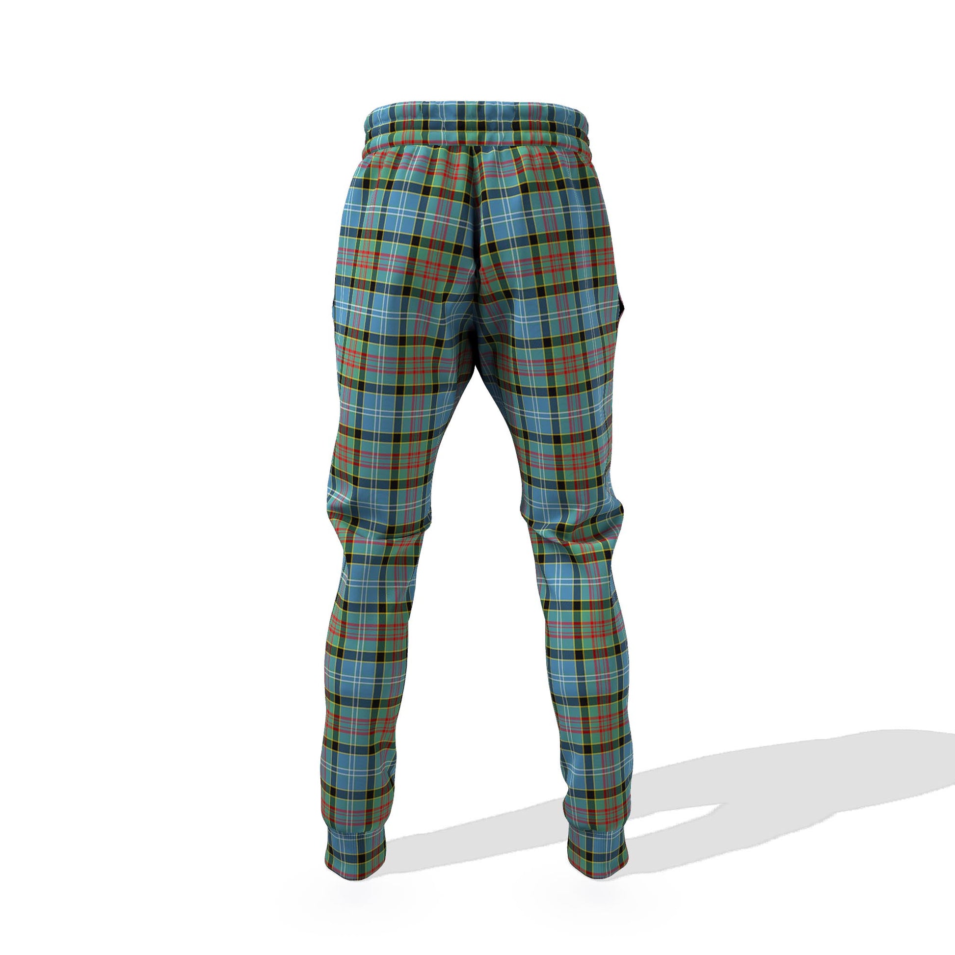 Brisbane Tartan Joggers Pants with Family Crest 6XL - Tartan Vibes Clothing