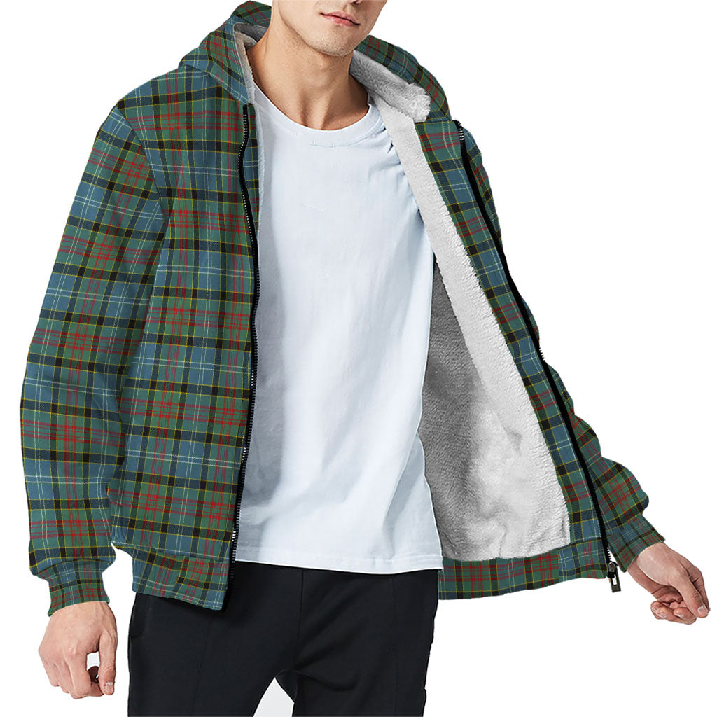 Brisbane modern Tartan Sherpa Hoodie - Tartanvibesclothing