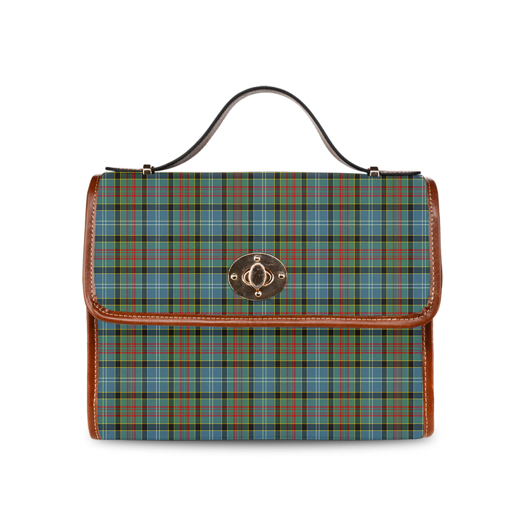 Brisbane modern Tartan Leather Strap Waterproof Canvas Bag - Tartanvibesclothing