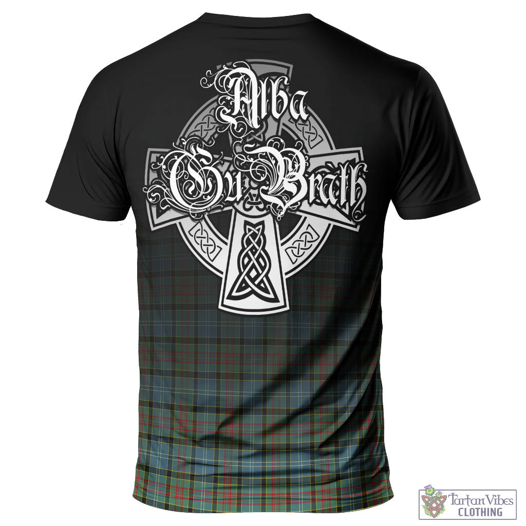 Tartan Vibes Clothing Brisbane modern Tartan T-Shirt Featuring Alba Gu Brath Family Crest Celtic Inspired