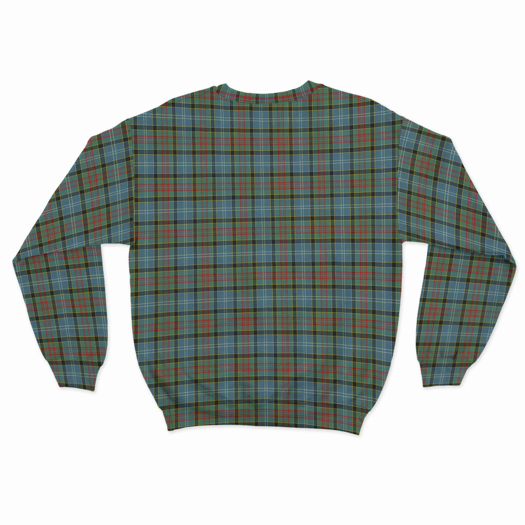 Brisbane Tartan Sweatshirt with Family Crest - Tartan Vibes Clothing