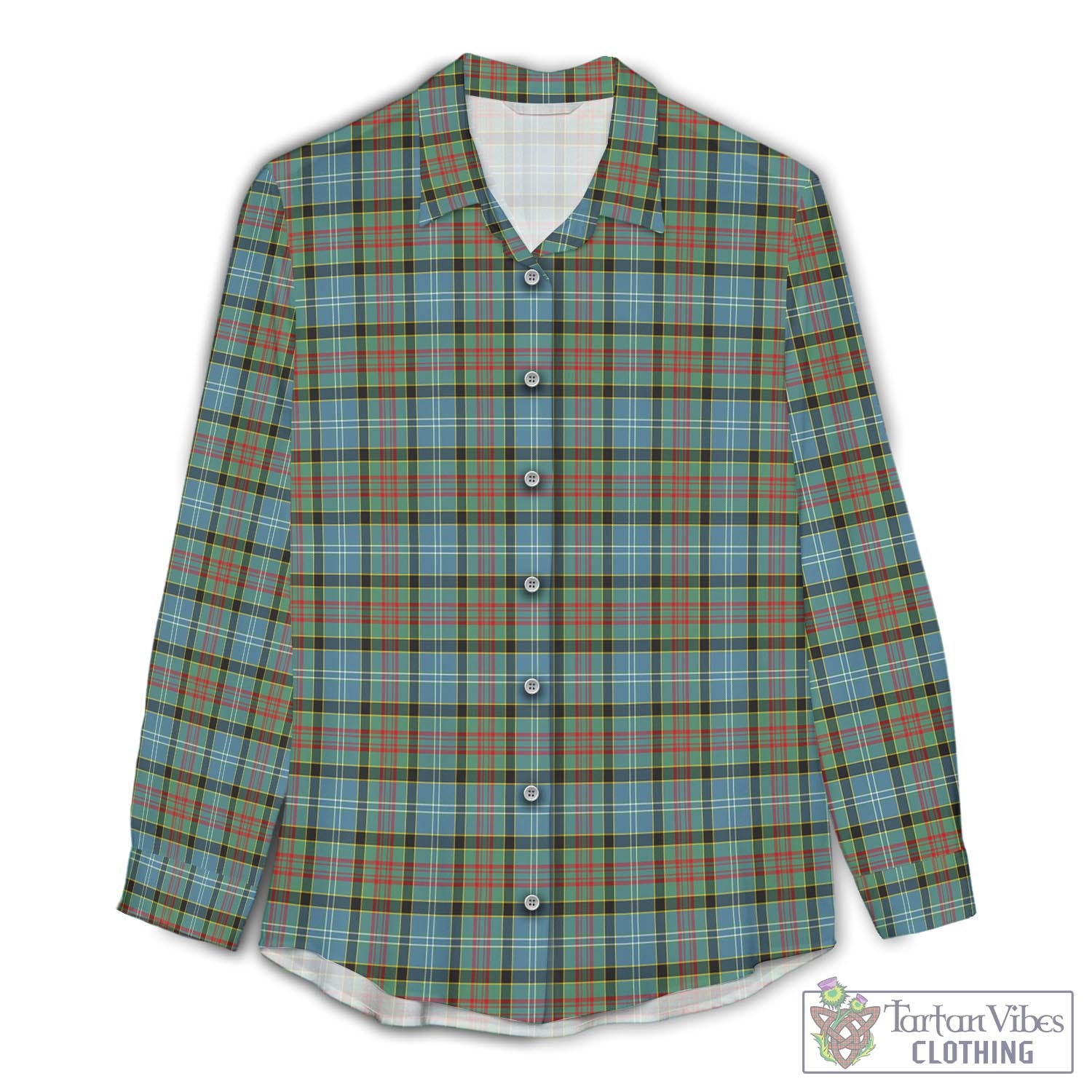 Brisbane modern Tartan Womens Casual Shirt