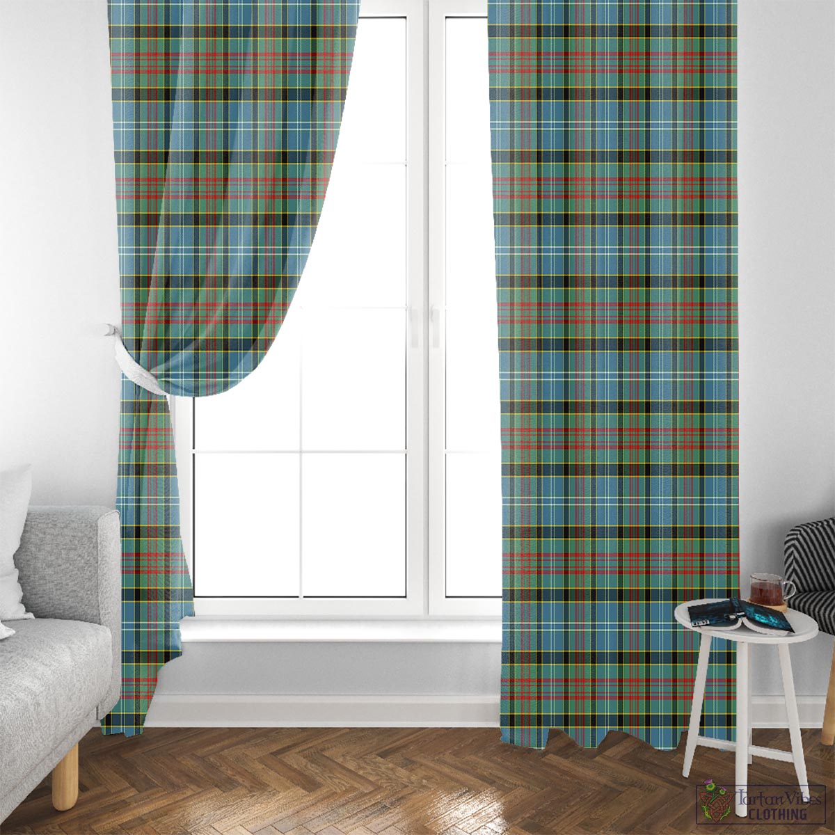 Brisbane modern Tartan Window Curtain