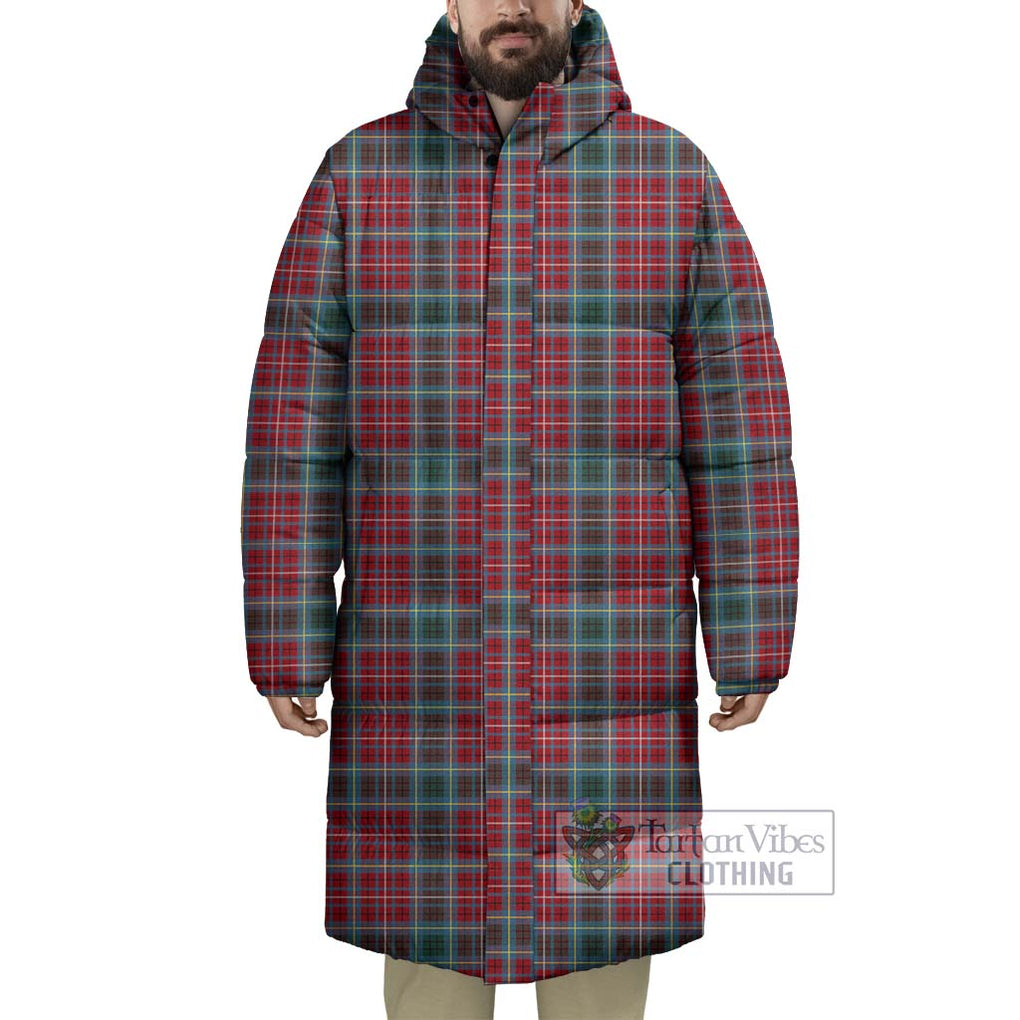 Tartan Vibes Clothing British Columbia Province Canada Tartan Long Down Jacket