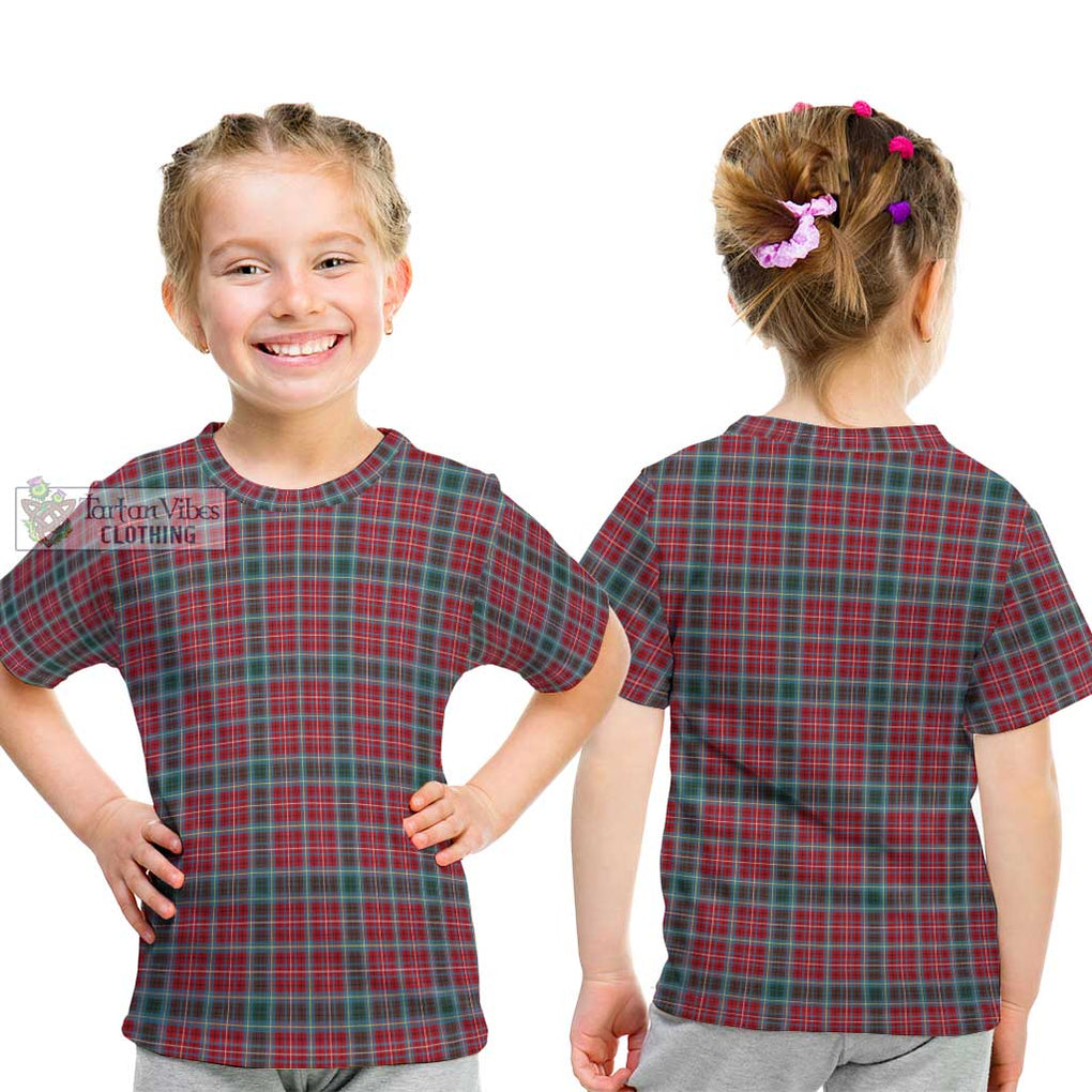 British Columbia Province Canada Tartan Kid T-Shirt Youth XL Size14 - Tartanvibesclothing Shop