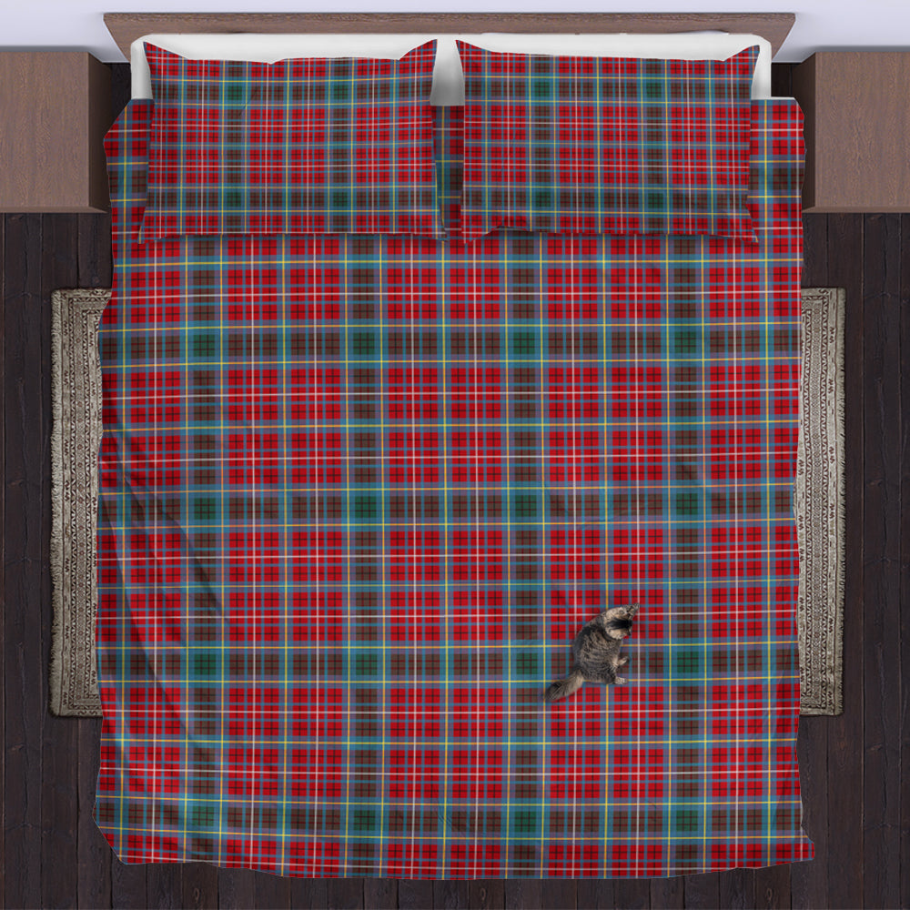 British Columbia Province Canada Tartan Bedding Set US Bedding Set - Tartanvibesclothing