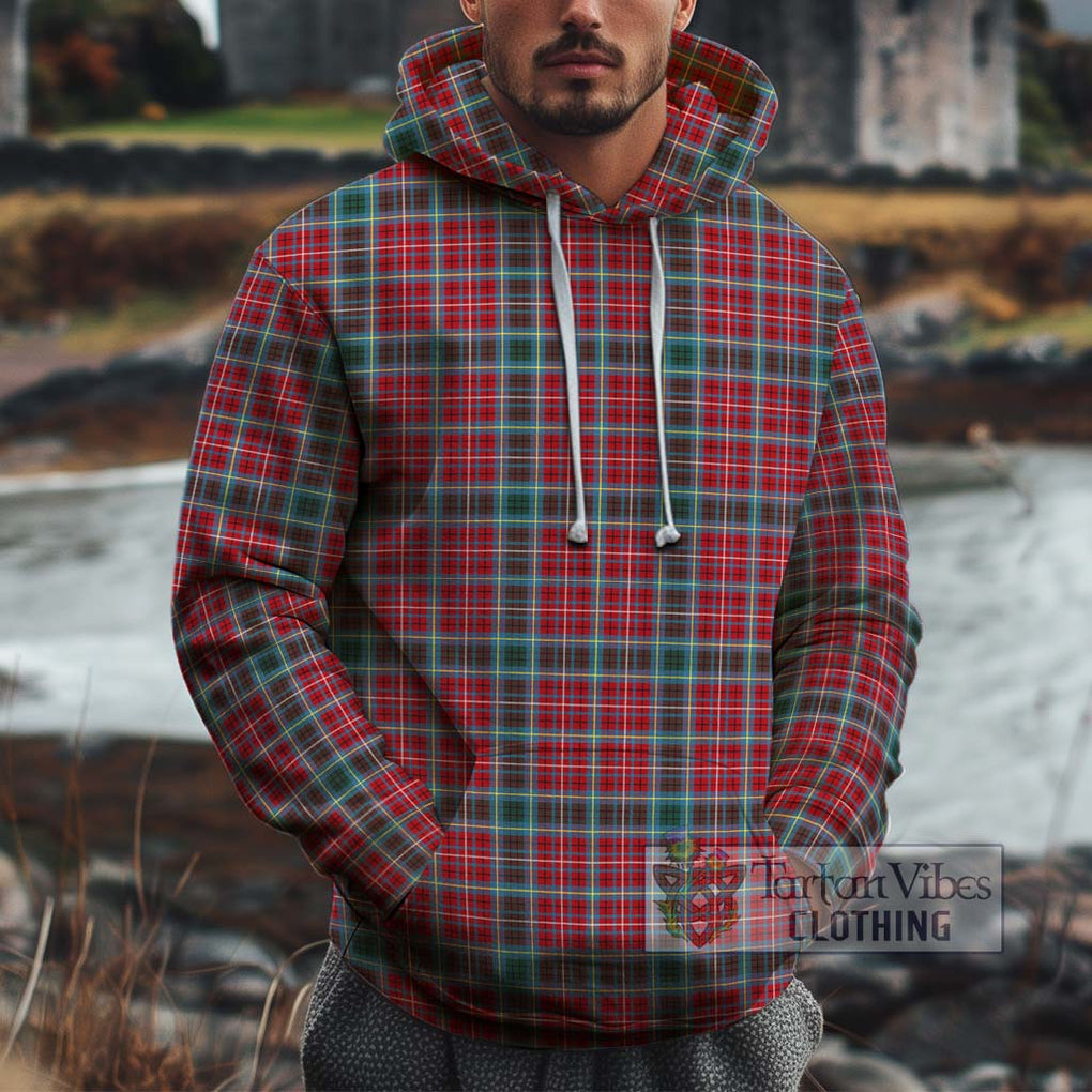 British Columbia Province Canada Tartan Cotton Hoodie Pullover Hoodie XS - Tartan Vibes Clothing