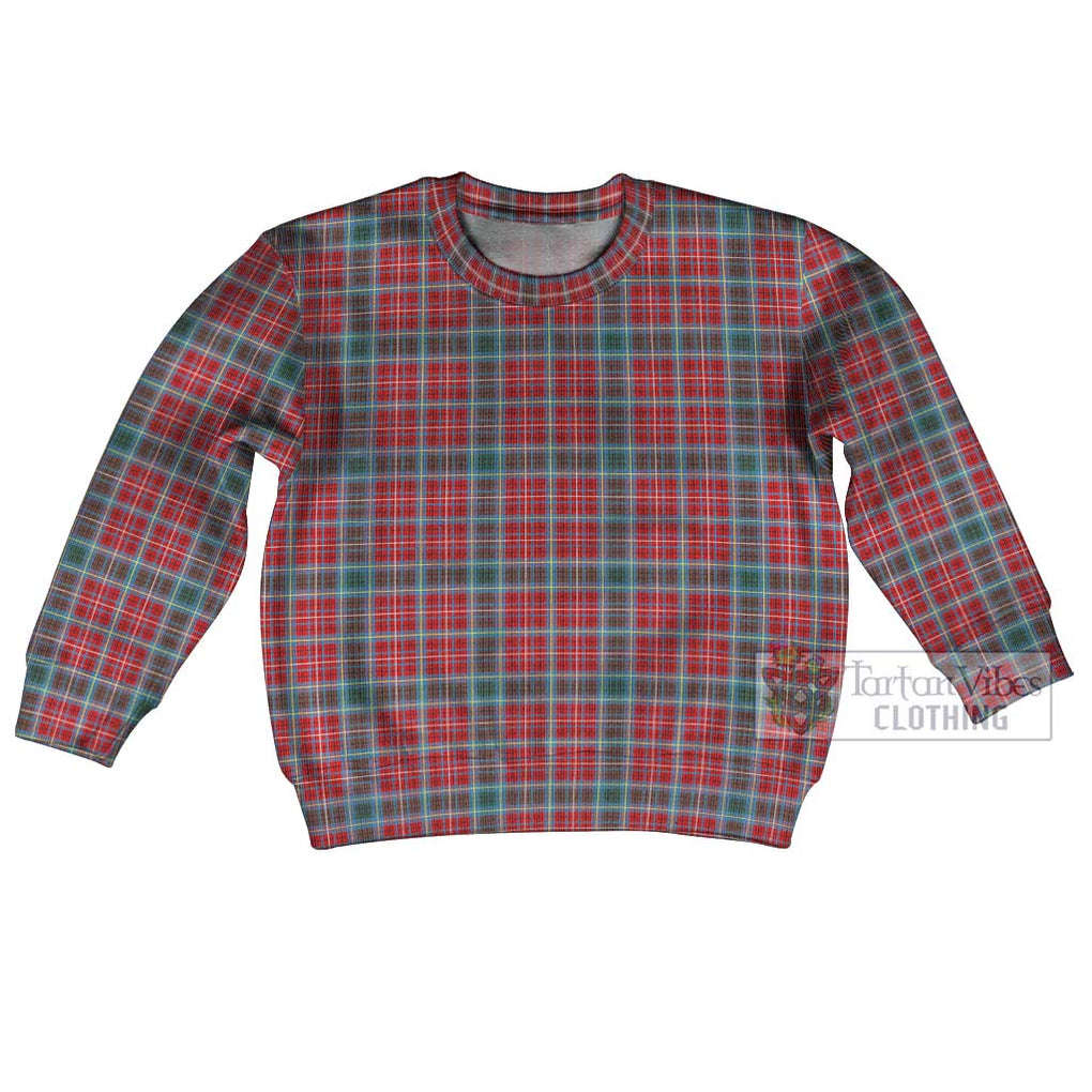 Tartan Vibes Clothing British Columbia Province Canada Tartan Kid Ugly Sweater