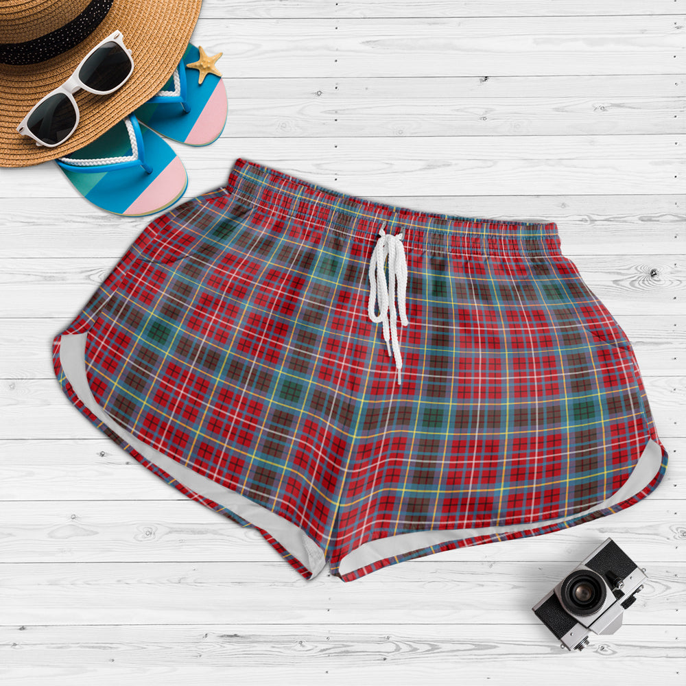 British Columbia Province Canada Tartan Womens Shorts - Tartanvibesclothing