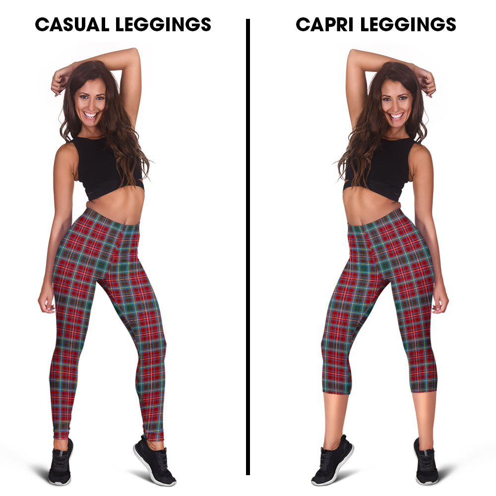 British Columbia Province Canada Tartan Womens Leggings - Tartanvibesclothing