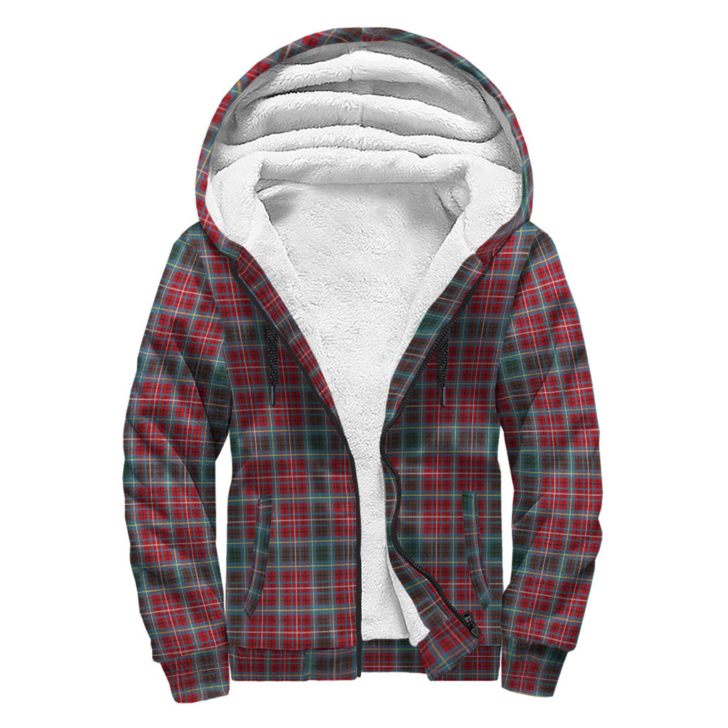 British Columbia Province Canada Tartan Sherpa Hoodie Unisex - Tartanvibesclothing