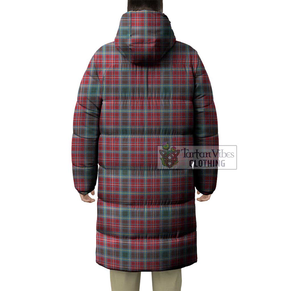 Tartan Vibes Clothing British Columbia Province Canada Tartan Long Down Jacket