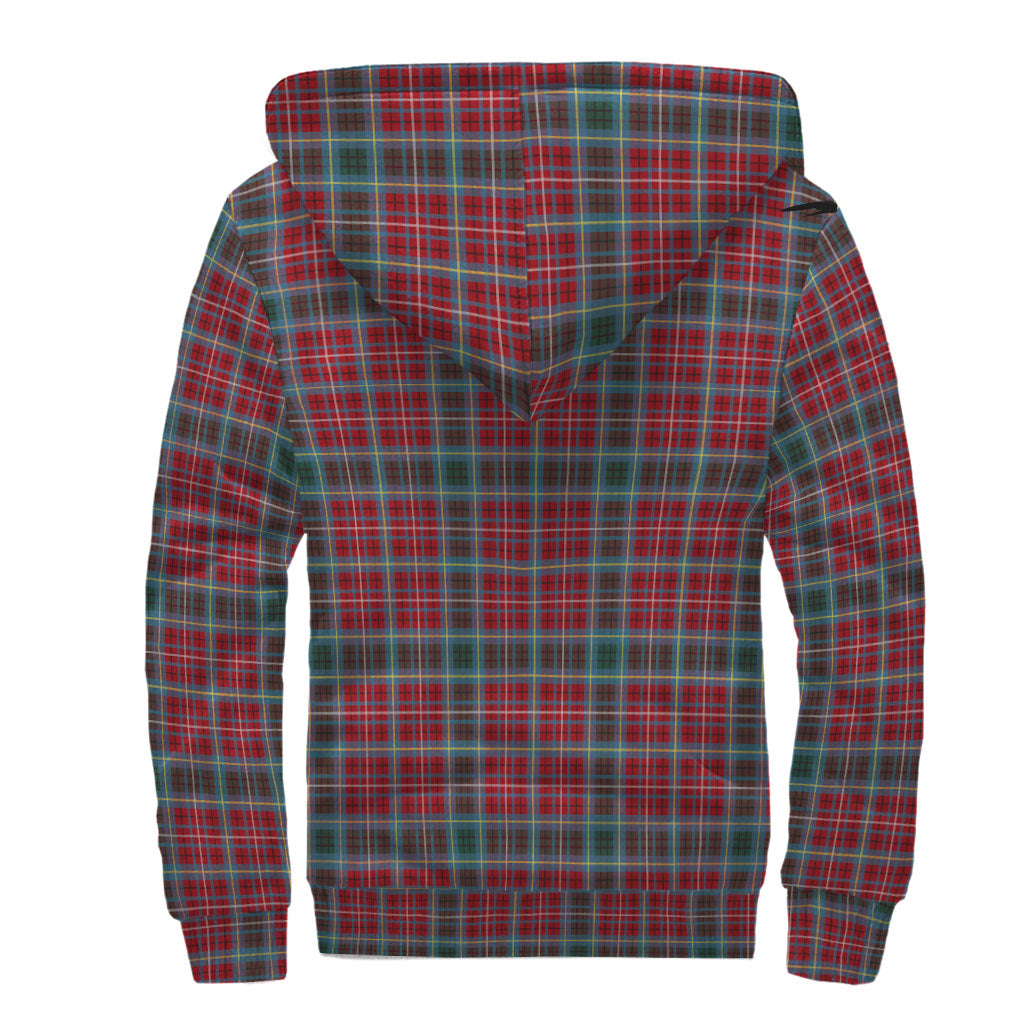 British Columbia Province Canada Tartan Sherpa Hoodie - Tartanvibesclothing