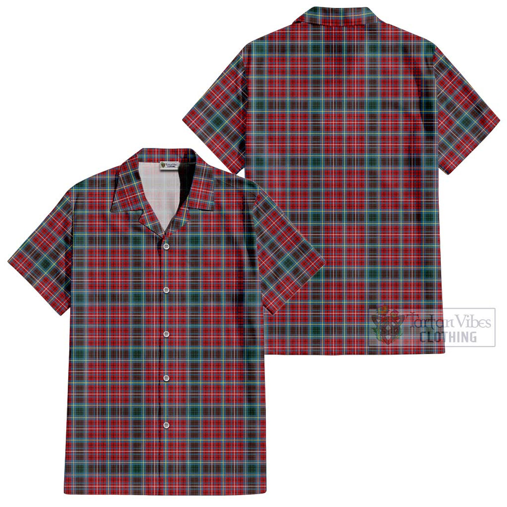 British Columbia Province Canada Tartan Cotton Hawaiian Shirt Kid - Tartanvibesclothing Shop