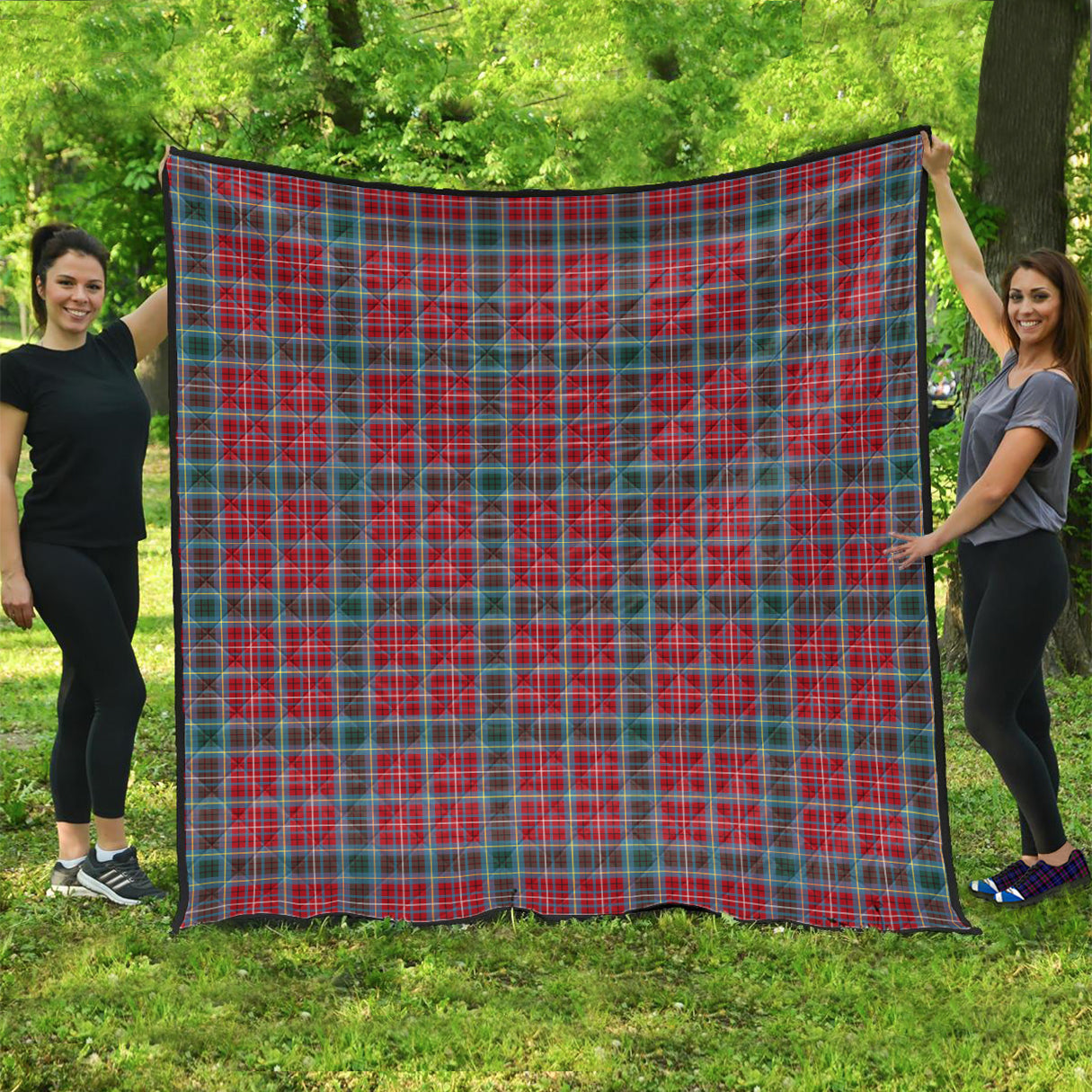 British Columbia Province Canada Tartan Quilt - Tartanvibesclothing