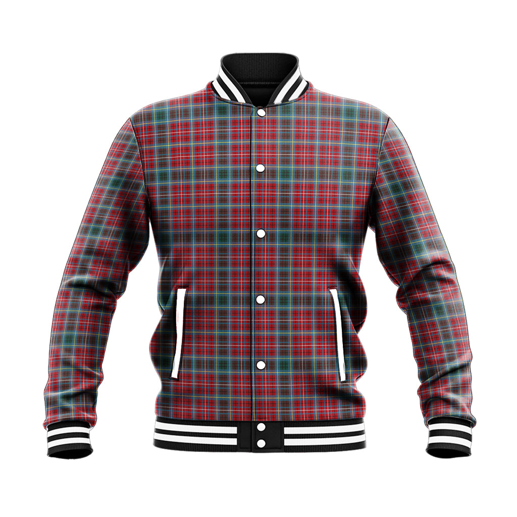 British Columbia Province Canada Tartan Baseball Jacket - Tartanvibesclothing