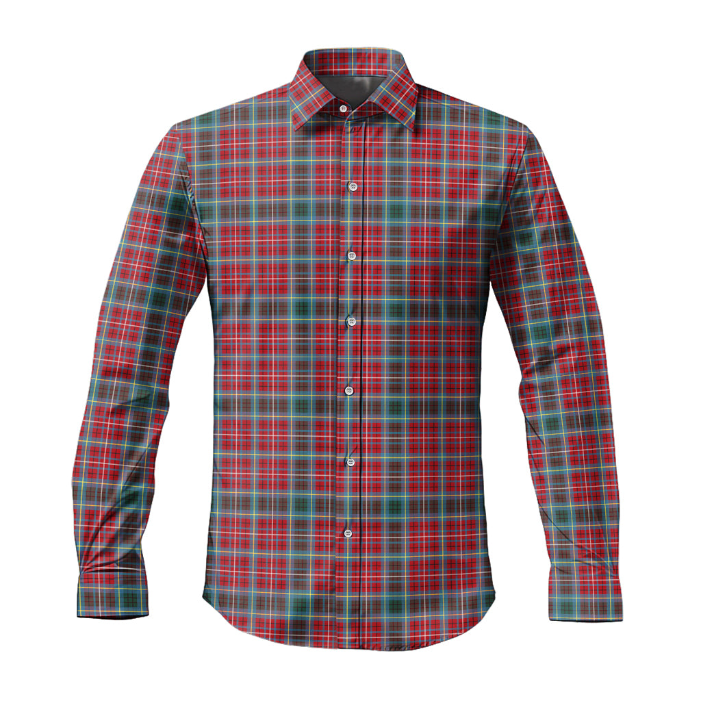 British Columbia Province Canada Tartan Long Sleeve Button Up Shirt - Tartanvibesclothing