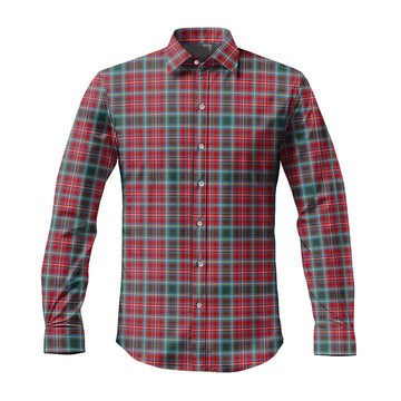 British Columbia Province Canada Tartan Long Sleeve Button Up Shirt