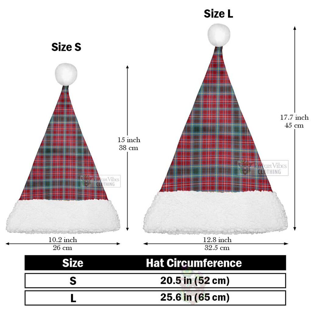 Tartan Vibes Clothing British Columbia Province Canada Tartan Christmas Santa Hats